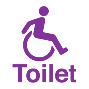 Accessible toilets available